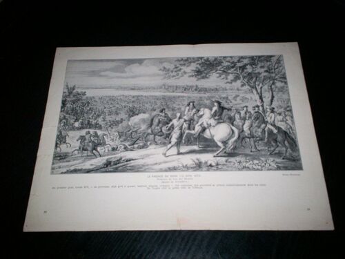 Le Passage Du Rhin 12 Juin 1672