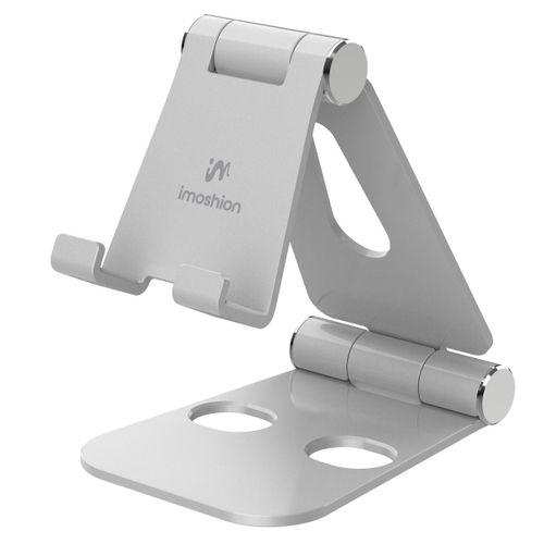 imoshion Support téléphone de bureau en aluminium Réglable Universel Argent