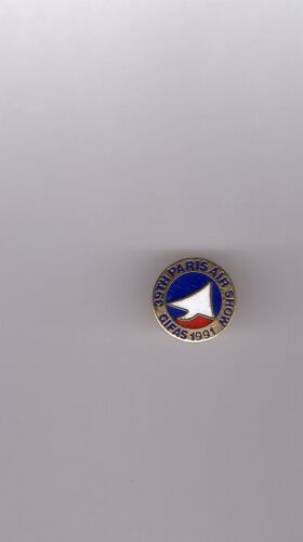 Pin's 39ème Paris Air Show - Gifas Groupement Des Industries Françaises Aéronautiques Et Spatiales 1991 (Diamètre: 1,5 Cm)