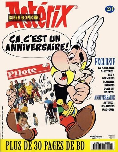 Asterix Journal Exceptionnel Hors-Série N° 0 : Ca C'est Un Anniversaire (35 Ans)