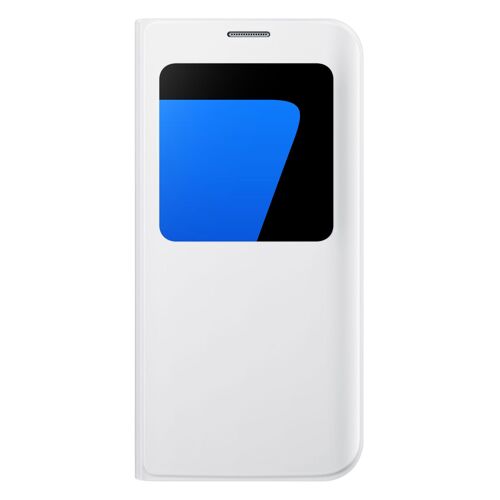 BPFY® - NEW PRODUCT - S6 Edge+ - Etui de protection facon Cuir Blanc format View cover avec Fenetre - Pour Samsung Galaxy S6 Edge+ PLUS - MEILLEUR PRIX