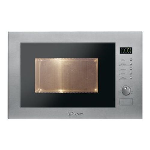 Candy MIC 25 GDFX - Four micro-ondes grill - intégrable - 25 litres - 900 Watt - acier inoxydable