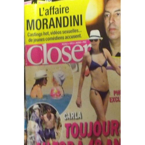 Closer 579 Carla:Toujours Au Top À 48 Ans!!