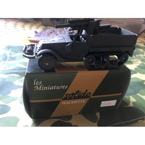 Half-Track Us M3 T.19 En Version Obusier 1/50eme De La Marque Solido -Solido-Solido