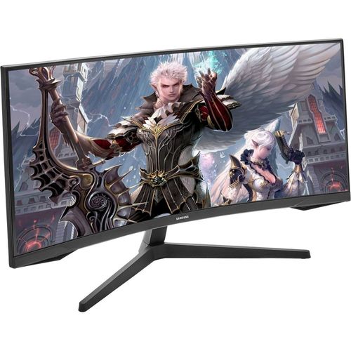 Samsung Odyssey G5 C34G55TWWR - G55T Series - écran LED - incurvé - 34" - 3440 x 1440 UWQHD @ 165 Hz - VA - 250 cd/m² - 2500:1 - HDR10 - 1 ms - HDMI, DisplayPort - noir