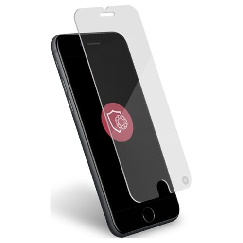 BIGBEN Connected Force Glass - Protection d'écran pour téléphone portable - 2.5D - verre - transparent - pour Apple iPhone SE (2e génération)