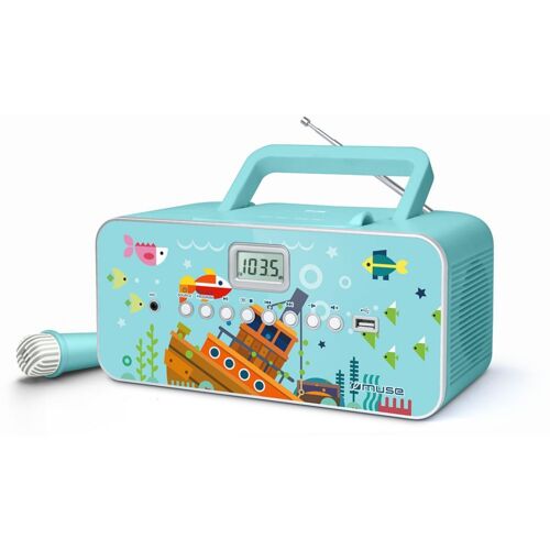 Lecteur CD Muse M-29 KB Bleu