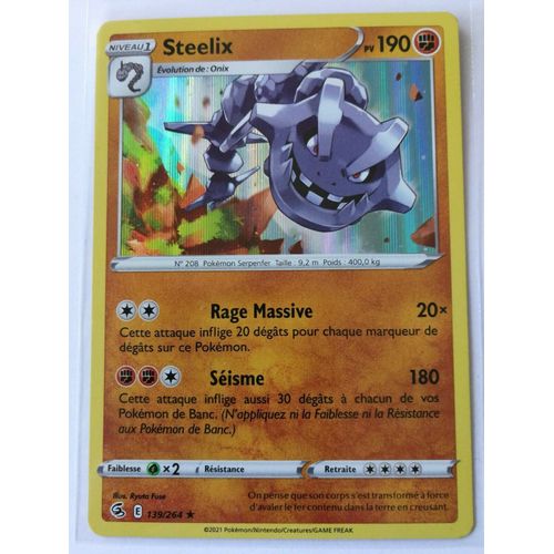 Steelix - Holo - 139/264 - Poing De Fusion