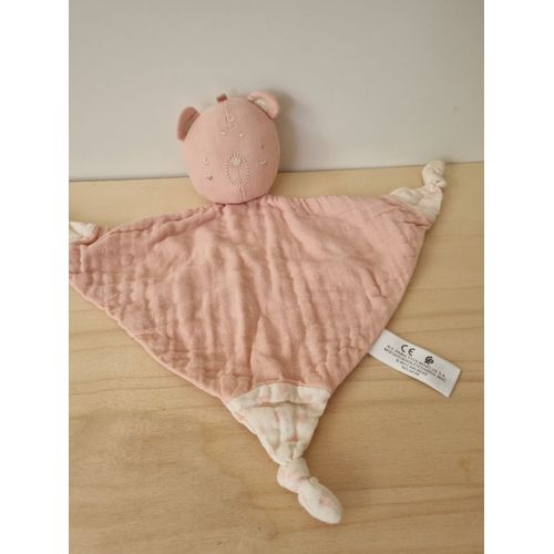Doudou Ours Rose Tissus Simba Toys