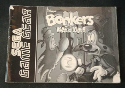Bonkers Wax Up ! - Notice Officielle - Sega Game Gear