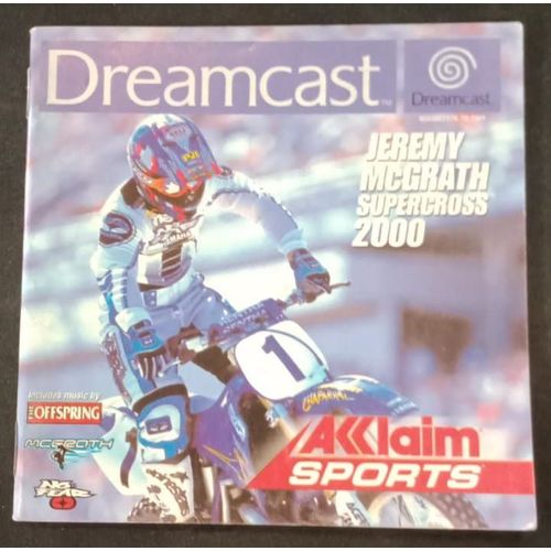 Jeremy Mcgrath Supercross 2000 - Notice Officielle - Sega Dreamcast