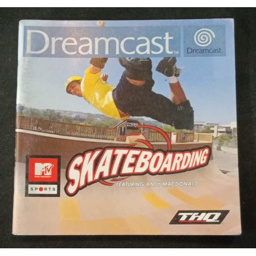 Skateboarding - Notice Officielle - Sega Dreamcast