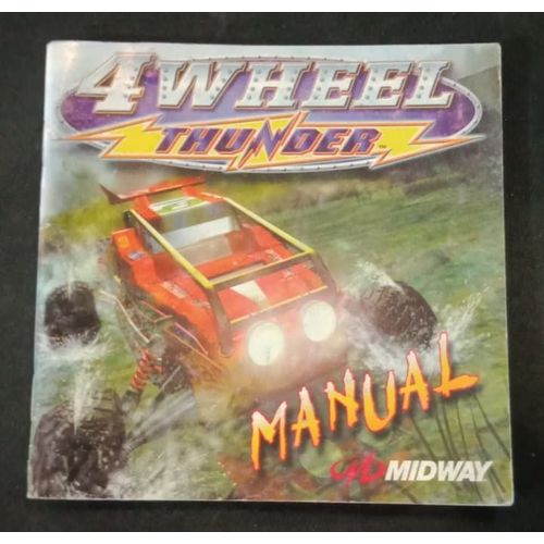 4 Wheel Thunder - Notice Officielle - Sega Dreamcast