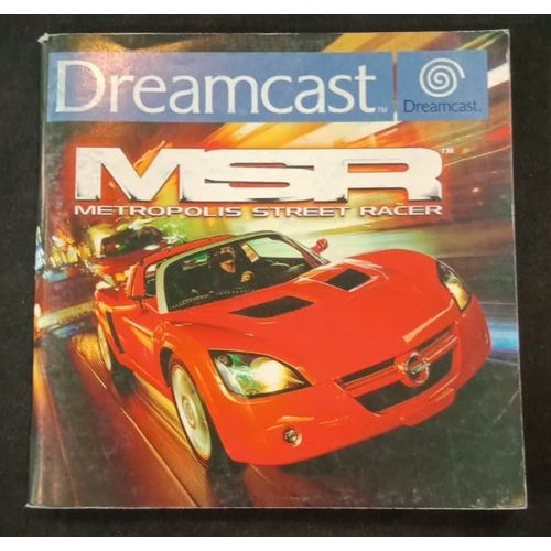 Msr Metropolis Street Racer - Notice Officielle - Sega Dreamcast