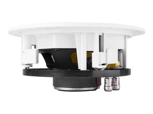 Power Dynamics WCS50 - Haut-parleurs - sans fil - Bluetooth, Wi-Fi - Contrôlé par application - 25 Watt - 2 voies - coaxial - blanc (couleur de la grille - blanc)