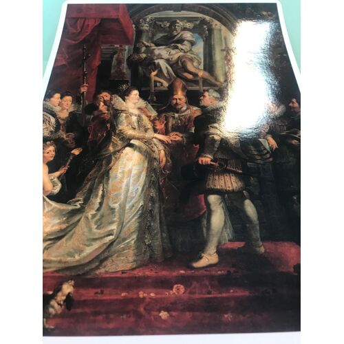 Fiche Mariage De Marie De Médicis - Rubens - Collection Les Géants De La Peinture - Larousse Laffont - Liriade - 1991 - 16x22 Cm