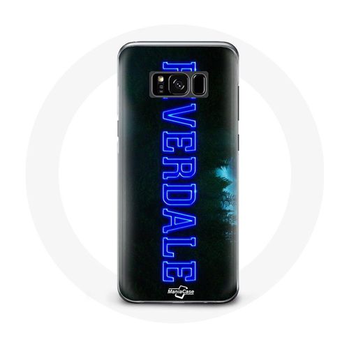 Coque Pour Samsung Galaxy S8 Plus Riverdale Série Logo Bleu