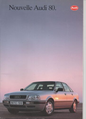Catalogue Audi 80 1991/1992