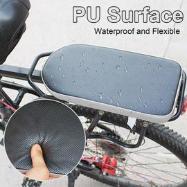 Asfasfq-Coussin De Siège Arrière De Vélo De Montagne En Pu, Coussin Porte Bagage Velo Confortable, Rembourrage Doux Et Épais Selle Arrière De Vélo, Siege Velo Pour Enfants Ou Adultes, 30 X 15 X 3.5 C