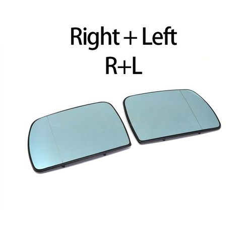 Rétroviseur Latéral Chauffant Bleu,Miroir Arrière À Grand Angle,Pour Bmw X5 E53 1999 2000 2001 2002 2003 2004 2005 2006 - Type Right And Left
