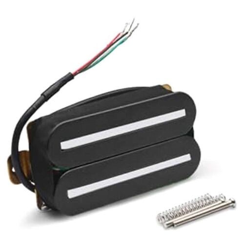 Micros Humbucker À Manche Haut Rendement Dual Hot Rail Noir