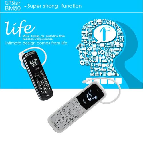 Mini Téléphone Mobile Pour Les Enfants Senior Elder Gtstar Mini Téléphone Portable Bm50 - Blanc