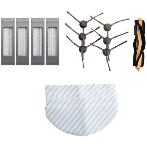 15 Accessoires pour Deebot Ozmo T9 , 1 x Brosse principale, 6 Brosses Xside, 4 x Filtres, 4 x Lingettes pour Dee