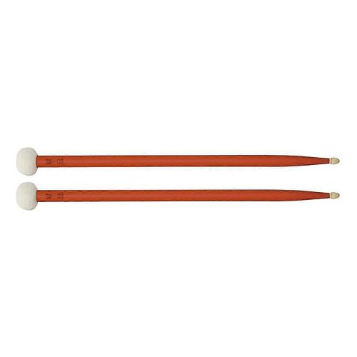 2pc Érable Mallet Percussion Xylophone Bell Maillets Glockenspiel Baguettes Tambour Baguette Mallet Avec Poignée Maillet En Feutre, Marron