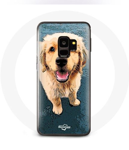 Coque Pour Samsung Galaxy S9 Golden Retriever Chiot