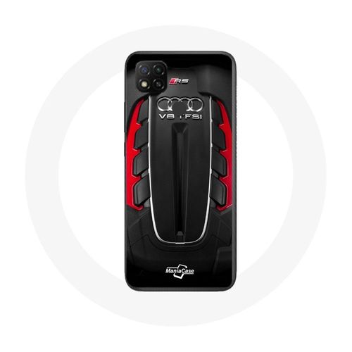 Coque Xiaomi Redmi 9c Audi Rs Logo Rouge