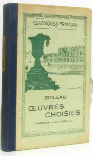 Oeuvres Choisies Annotées Par M.  L'abbé J.  C.