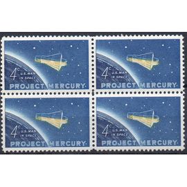 Etats-Unis Timbres Projet Mercury 1962