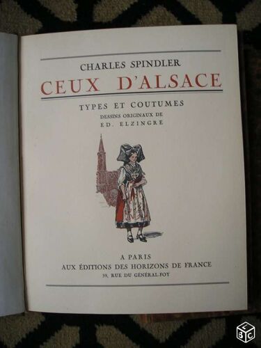 Ceux D Alsace Types Et Coutumes 