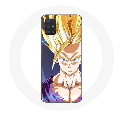 Coque Samsung Galaxy A51 Manga Dragon Ball Sangoku Jaune