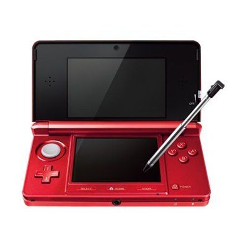 Nintendo 3DS rouge flamme