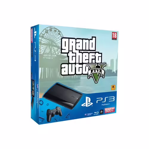 Sony Playstation 3 Slim 500 Go + Jeu GTA V