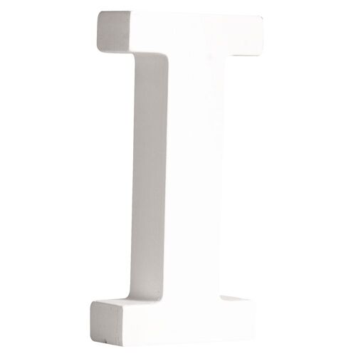 Lettre I Mdf Blanc 11 Cm
