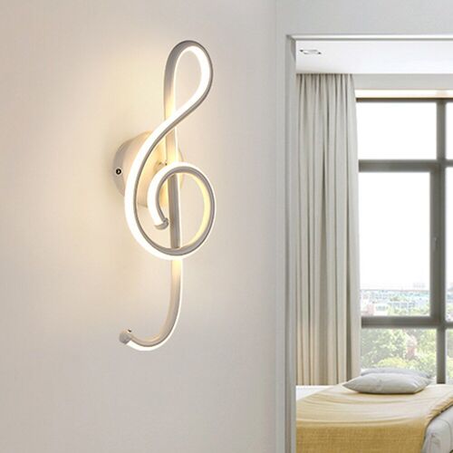 Lampe D'intérieur Murale À Led Nordique, Lumière Blanche Chaude&ampfroide, Pour Chambre À Coucher, Salon