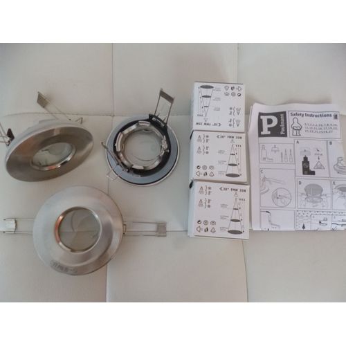 Lot 3 Spot Chrome Salle De Bain Plafond