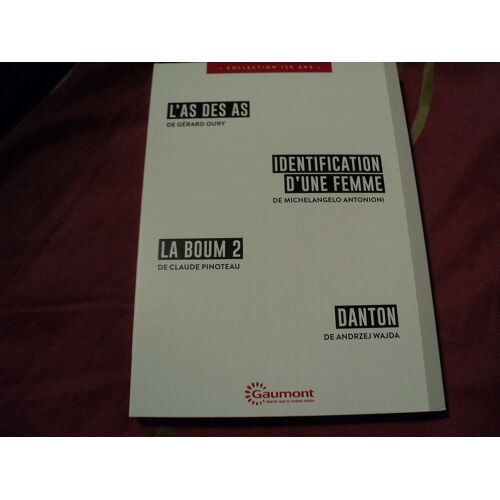 Coffret De 4 Dvd  : Identification D'une Femme, L'as Des As, Danton, La Boum 2