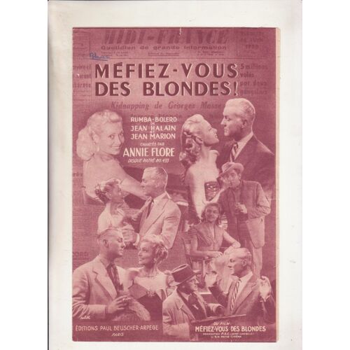 Annie  Flore  //  Méfiez - Vous  Des  Blondes