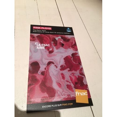 Pink Floyd The Early Years Plv Fnac Carton Rigide 2016