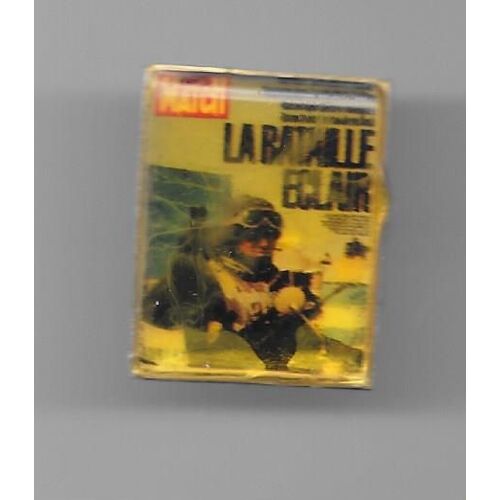Pins Médias Journal Revue Paris Match Couverture Guerre Du Golf La Bataille Éclair