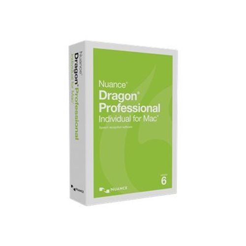 Dragon Professional Individual For Mac - (V. 6) - Version Boîte - 1 Utilisateur - Dvd - Mac - Anglais De É.-U.)