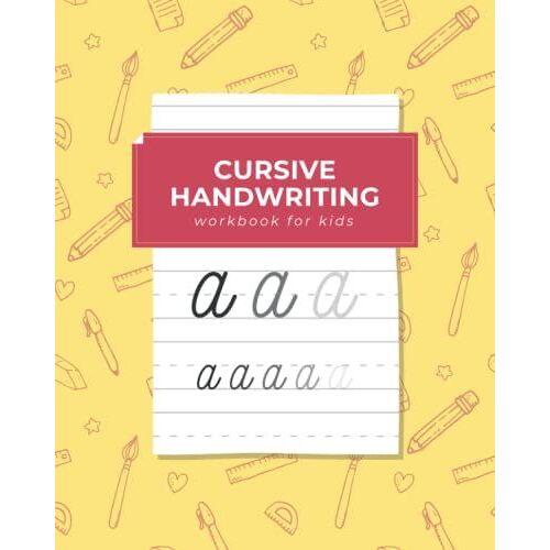 My First Handwriting Workbook : Cursive Handwriting Workbook For Kids Ages (3-5) | Kids Handwriting Workbook | Blank Plain Ruled Workbook | Workbook Size (8x10) Inch 120 Pages: Workbook