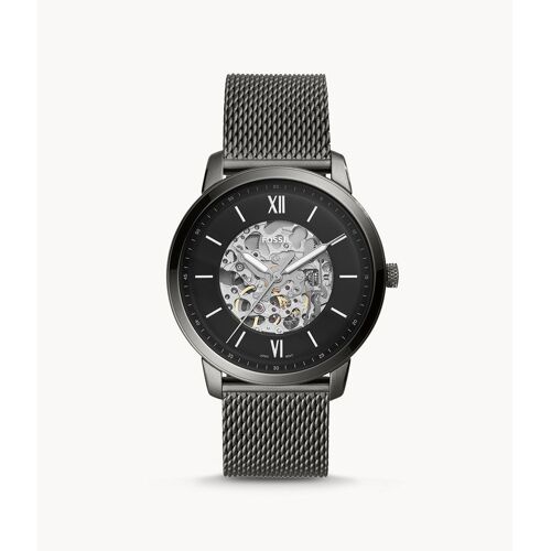 Montre Neutra Automatique En Acier Inoxydable Anthracite - Fossil Me3185 - Homme - Anthracite