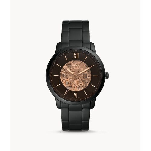 Montre Neutra Automatique En Acier Inoxydable Noir - Fossil Me3183 - Homme - Noir
