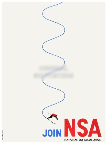 Affiche Nsa National Ski Association