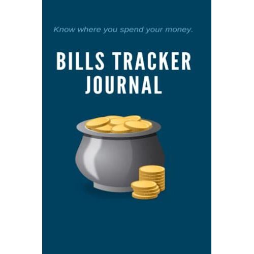 Peace Of Mind Bill Payment Tracker Notebook Journal 110 Pages 6 X 9 Inches