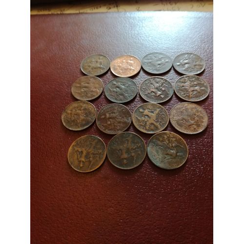 5 Centimes Dupuis Lot De 15 Monnaies Differentes